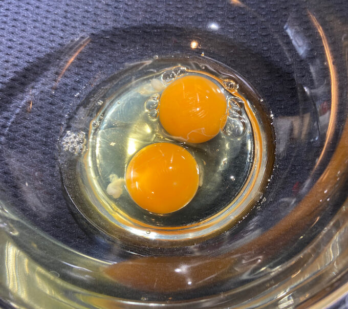 卵2つ