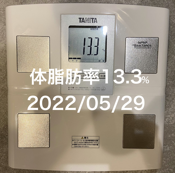 2022/05/29 体脂肪率