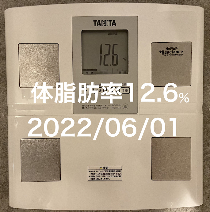 2022/06/01 体脂肪率