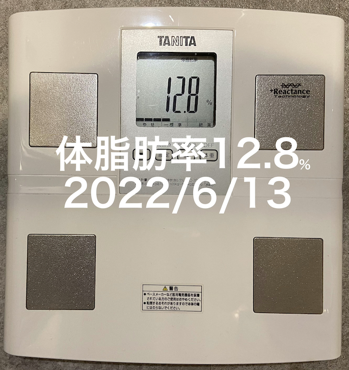 2022/06/13 体脂肪率
