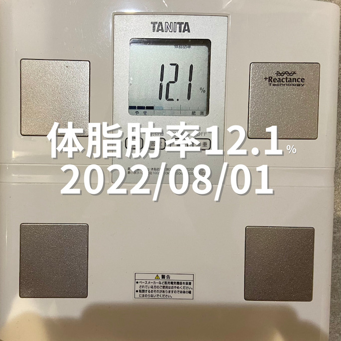 2022/08/01体脂肪率