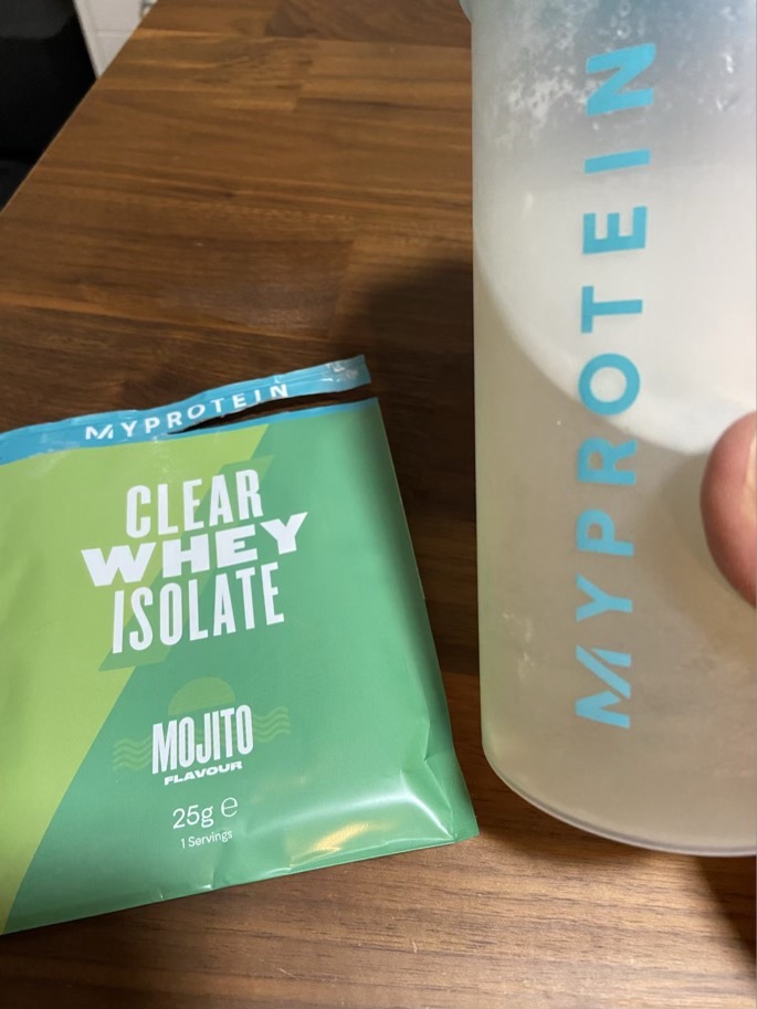 2022/08/01 MYPROTEIN CLEAR WHEY ISOLATE　モヒート味